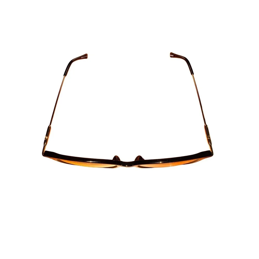 Gaoye TR1006 Black Cat Eye Blue Light Blocking Glasses Gold Metal Temples Womens
